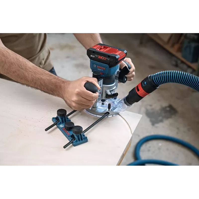 Bosch GKF 18V-8 akkureunajyrsin — 18 V, 8 mm istukka