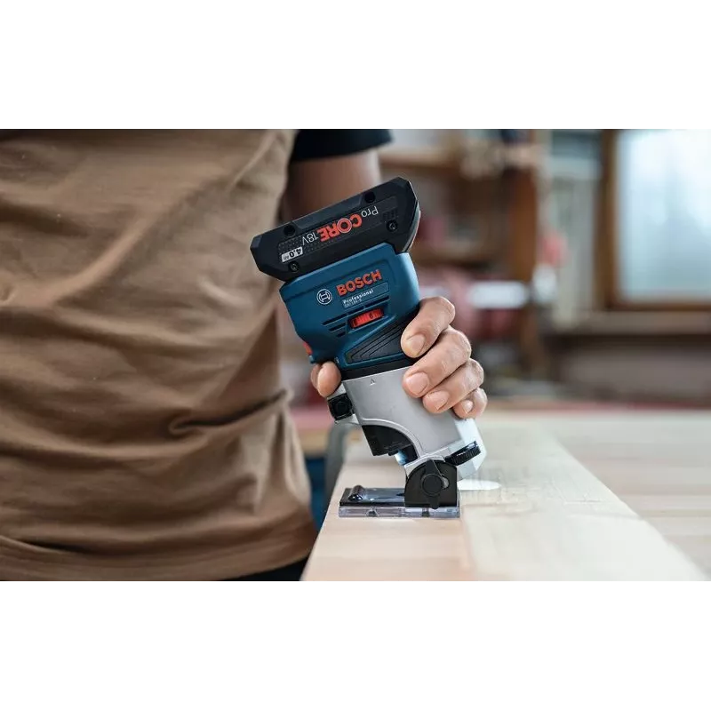 Bosch GKF 18V-8 akkureunajyrsin — 18 V, 8 mm istukka