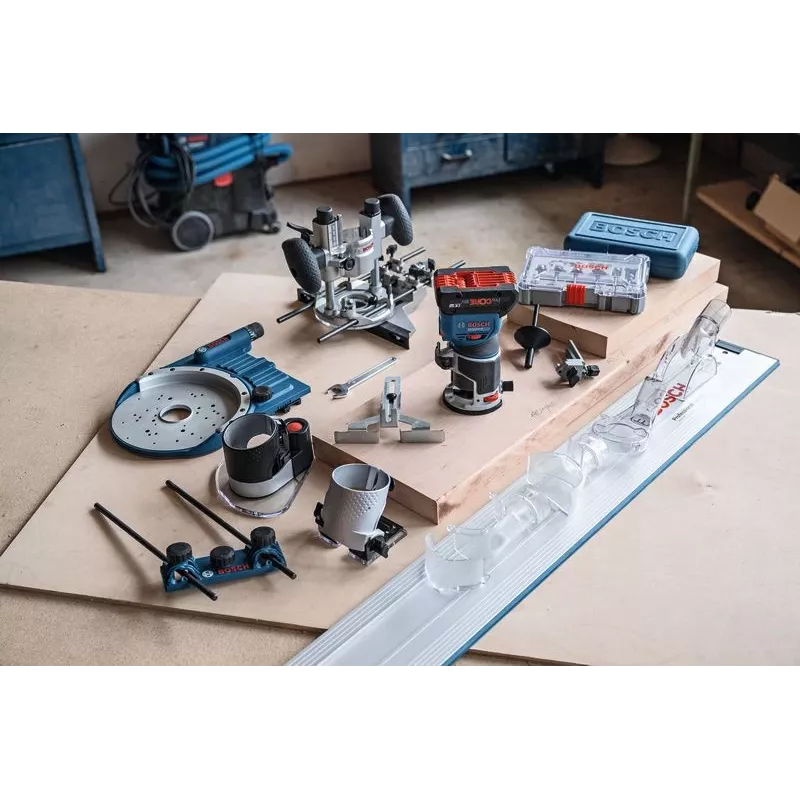 Bosch GKF 18V-8 akkureunajyrsin — 18 V, 8 mm istukka