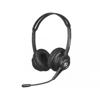 Sandberg langaton headset ANC+ENC, langaton, musiikki/arkikäyttö, 20–20000 Hz, 230 g, headset, musta