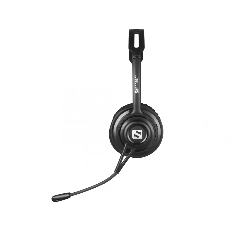 Sandberg langaton headset ANC+ENC, langaton, musiikki/arkikäyttö, 20–20000 Hz, 230 g, headset, musta