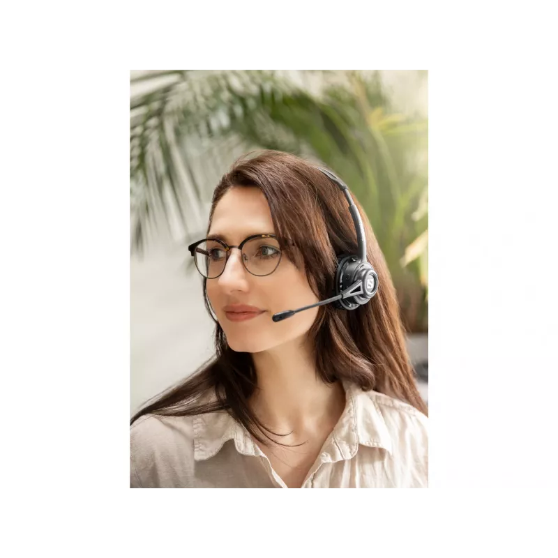Sandberg langaton headset ANC+ENC, langaton, musiikki/arkikäyttö, 20–20000 Hz, 230 g, headset, musta