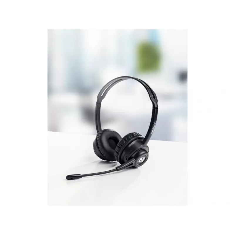 Sandberg langaton headset ANC+ENC, langaton, musiikki/arkikäyttö, 20–20000 Hz, 230 g, headset, musta