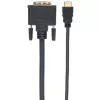 Techly videokaapeli HDMI–DVI-D M/M 3m ICOC HDMI-D-030, 3 m, HDMI, DVI-D, uros, uros, kulta