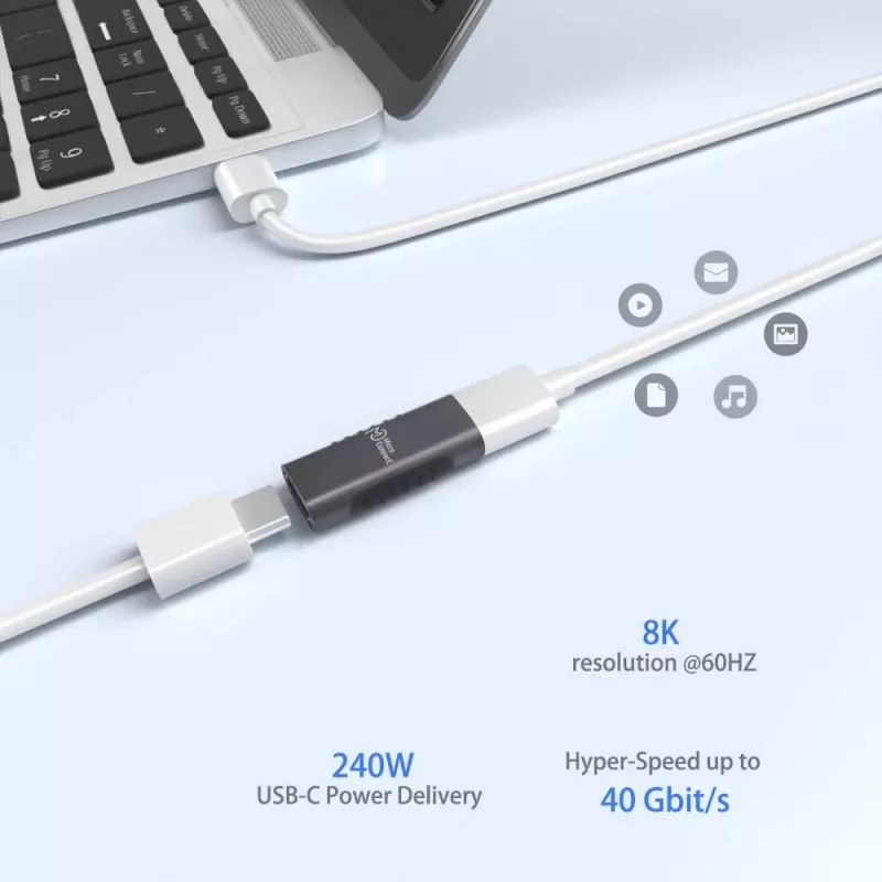 Microconnect USB3.2CFFA kaapelisovitin USB-C musta
