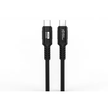 MicroConnect USB-C-USB-C-premium-kaapeli, USB4 80 Gbps, 0,5 m (MC-USB4-CC80LQ-0.50)