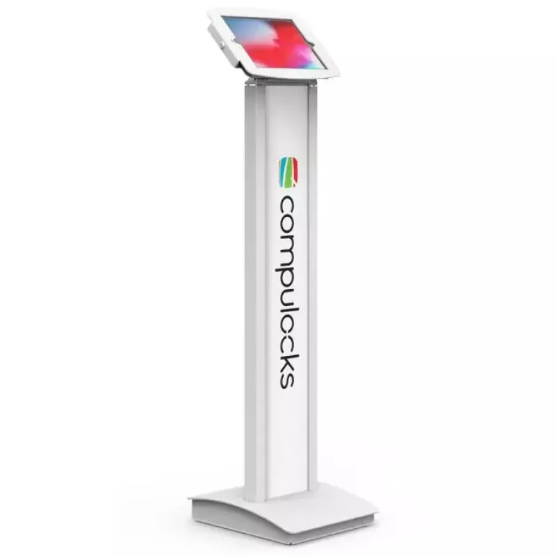 Tablettiteline Compulocks VESA Brandable Floor Stand valkoinen