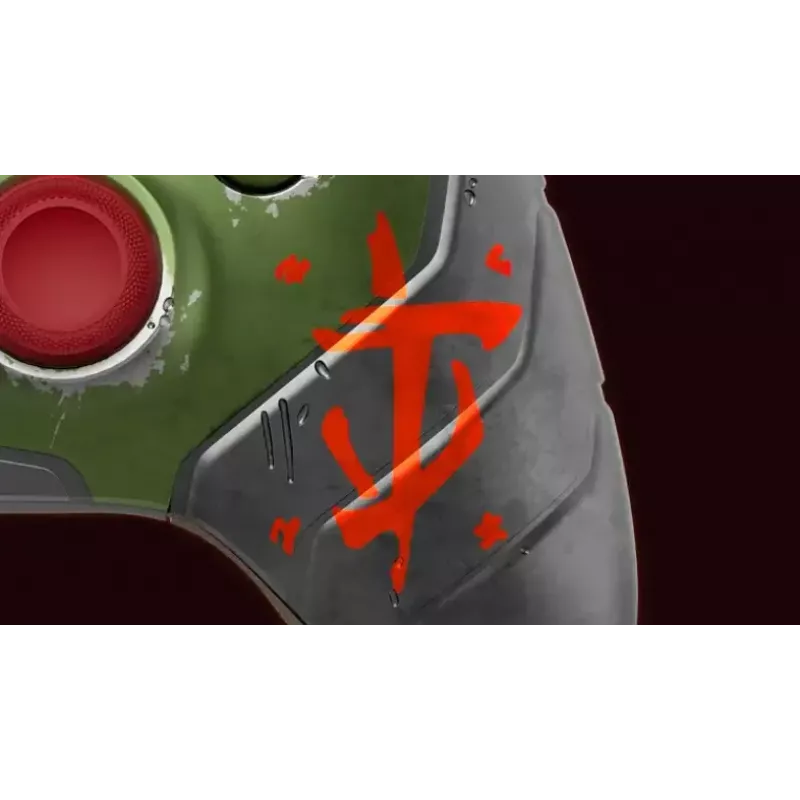 Langaton peliohjain Microsoft Xbox Wireless Controller DOOM: The Dark Ages Limited Edition, Bluetooth/USB, monivärinen, AA-paristo, USB-C
