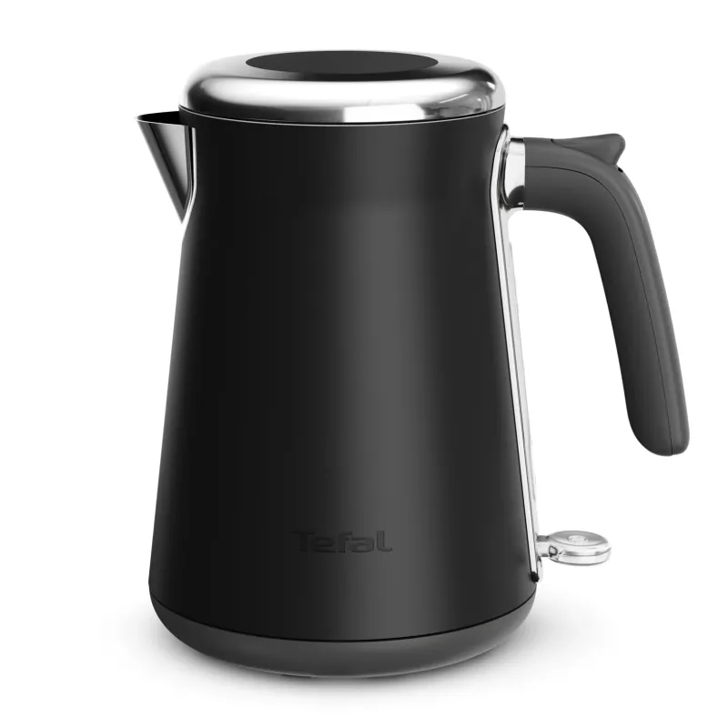 Vedenkeitin Tefal KI6668E0 — 1,7 l, 2400 W, ruostumaton teräskotelo, musta