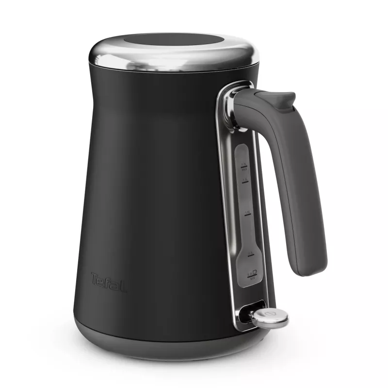 Vedenkeitin Tefal KI6668E0 — 1,7 l, 2400 W, ruostumaton teräskotelo, musta