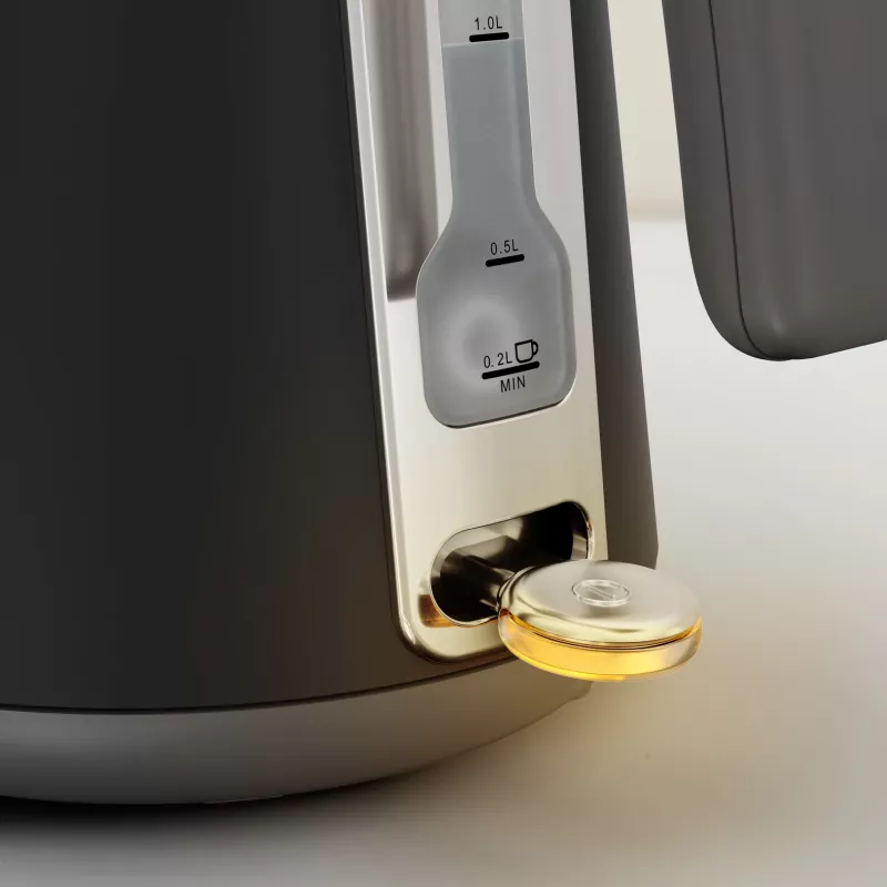 Vedenkeitin Tefal KI6668E0 — 1,7 l, 2400 W, ruostumaton teräskotelo, musta