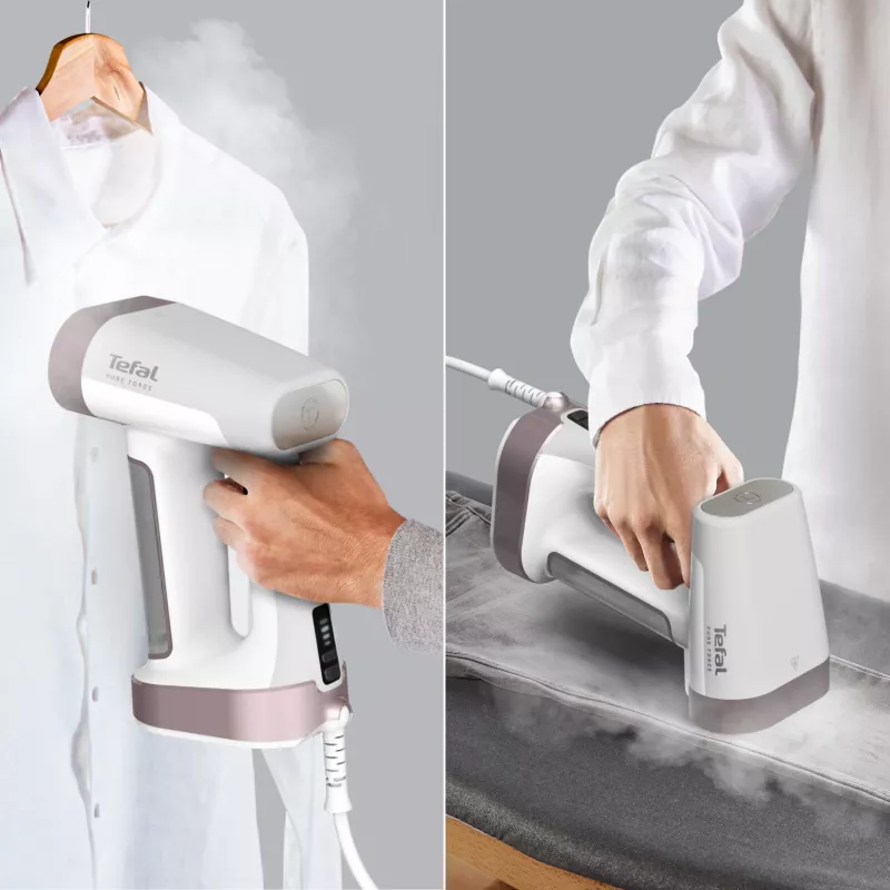 Tefal Pure Force DT8765E0 höyryharja käsihöyryharja 0,18 l 1800 W musta, kanelinvärinen