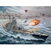 Sotalaivamalli Revell Bismarck rakennussarja 1:350