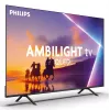TV Philips 43PUS8450/12 43 inch QLED 4K Ultra HD, 3840×2160, Titan OS, Wi‑Fi, Ethernet, musta