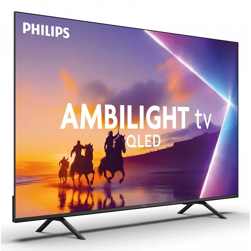 TV Philips 43PUS8450/12 43 inch QLED 4K Ultra HD, 3840×2160, Titan OS, Wi‑Fi, Ethernet, musta