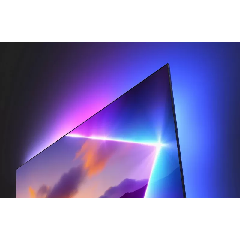 TV Philips 43PUS8450/12 43 inch QLED 4K Ultra HD, 3840×2160, Titan OS, Wi‑Fi, Ethernet, musta