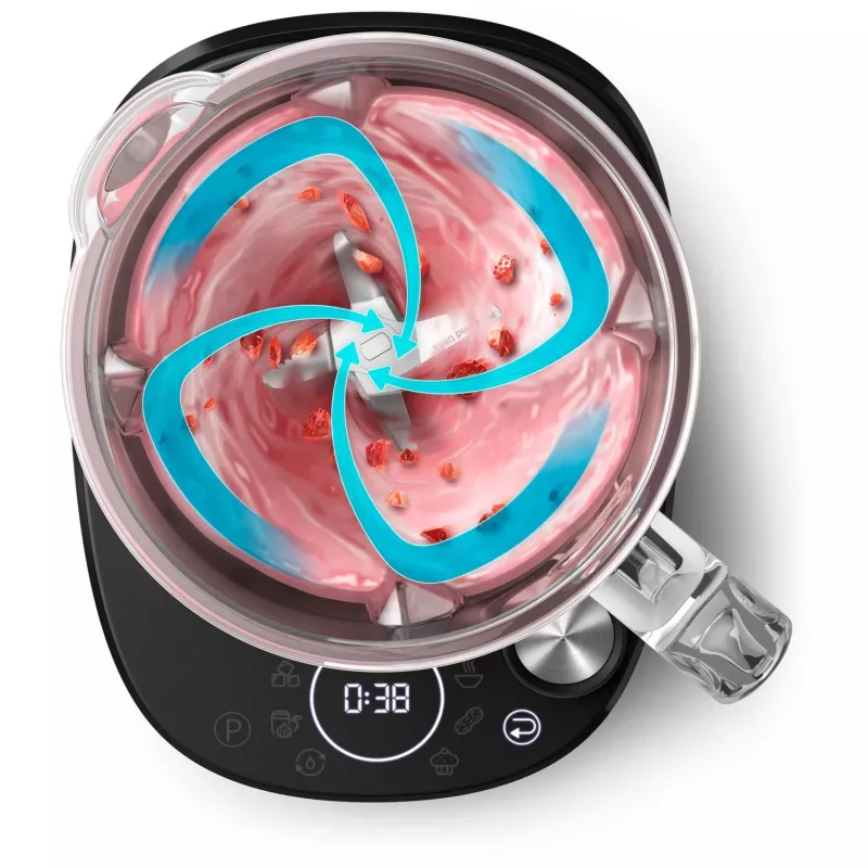 Pöytämikseri Philips 7000-sarja HR3760/10 musta ruostumaton teräs