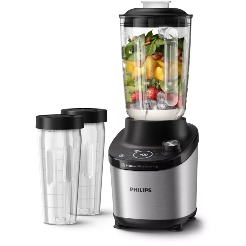 Pöytämikseri Philips 7000-sarja HR3760/10 musta ruostumaton teräs