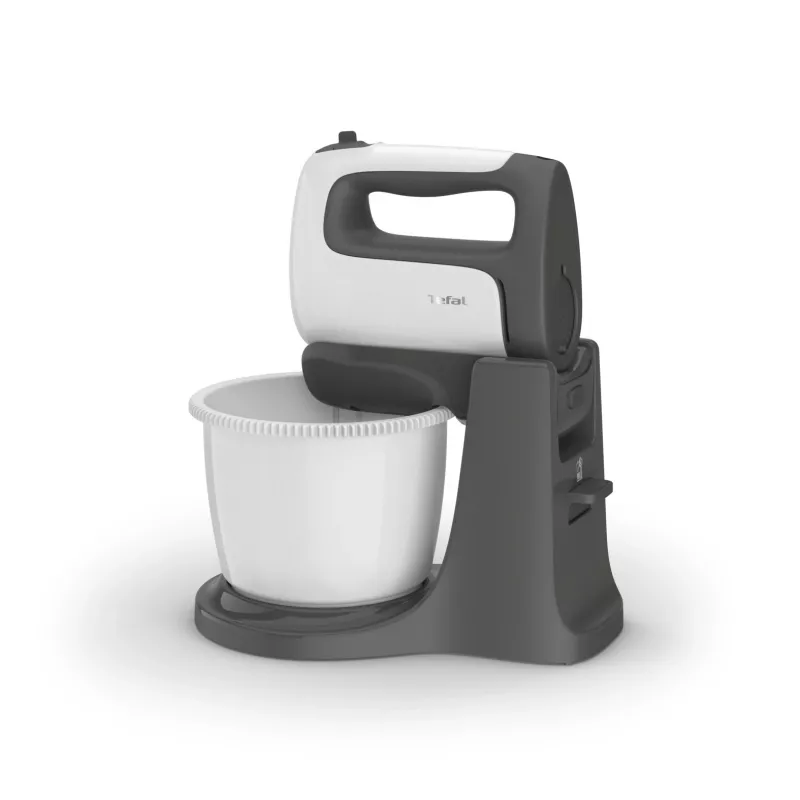 Tefal PrepMix+ HT464138 käsivatkain seisontakulholla 500 W harmaa/valkoinen
