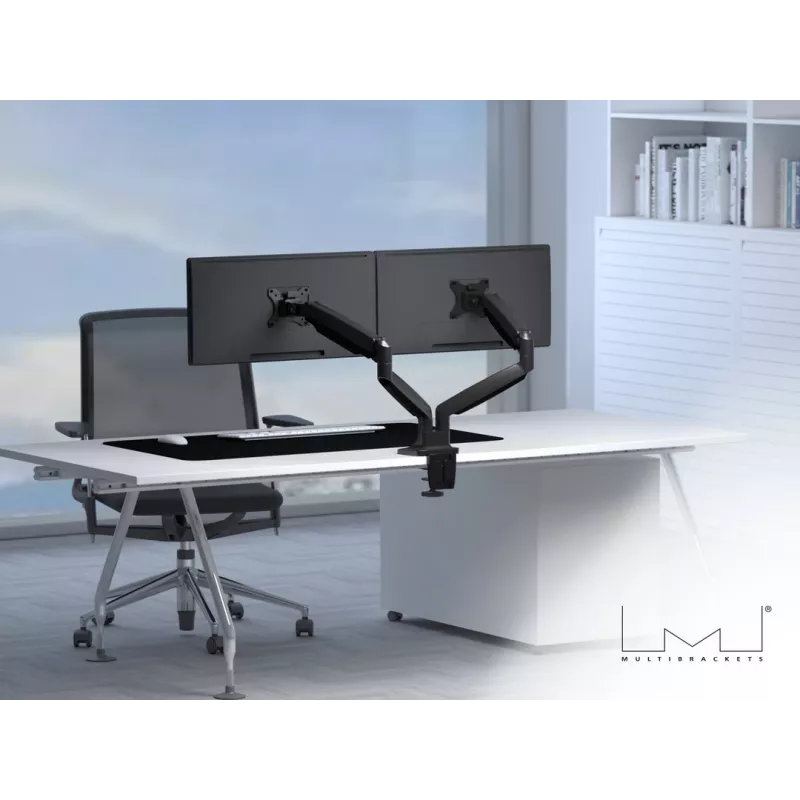 Multibrackets M Deskmount kaasujousi Dual musta