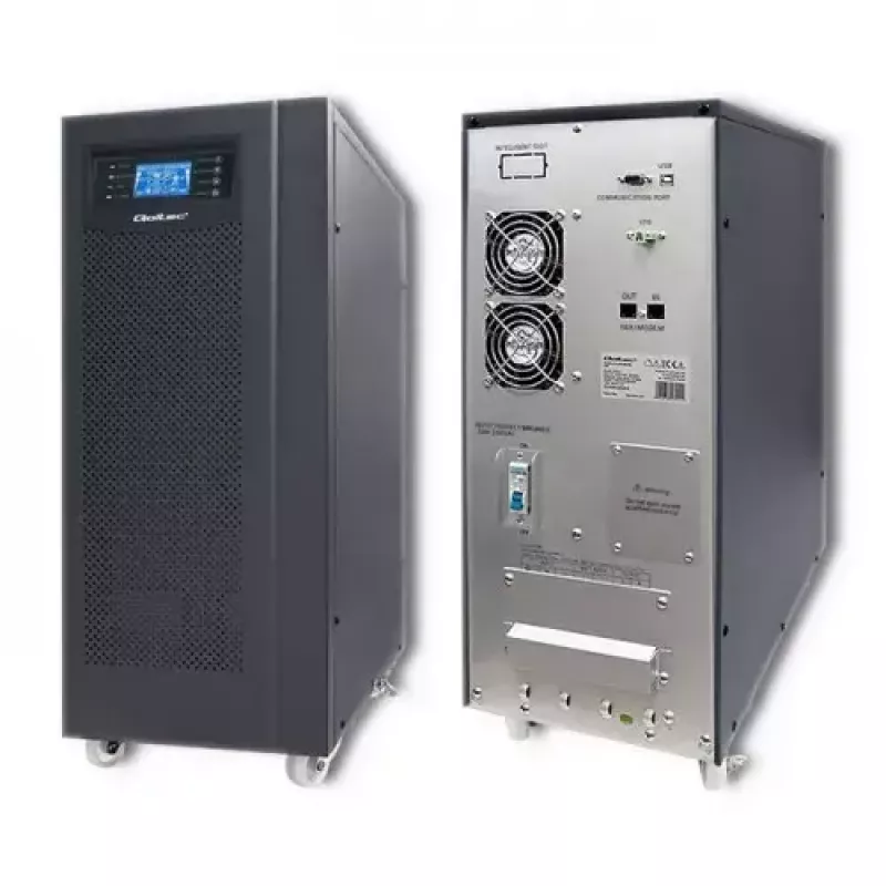 UPS Qoltec 53044 online-kaksoismuunnin 10 kVA 8000 W