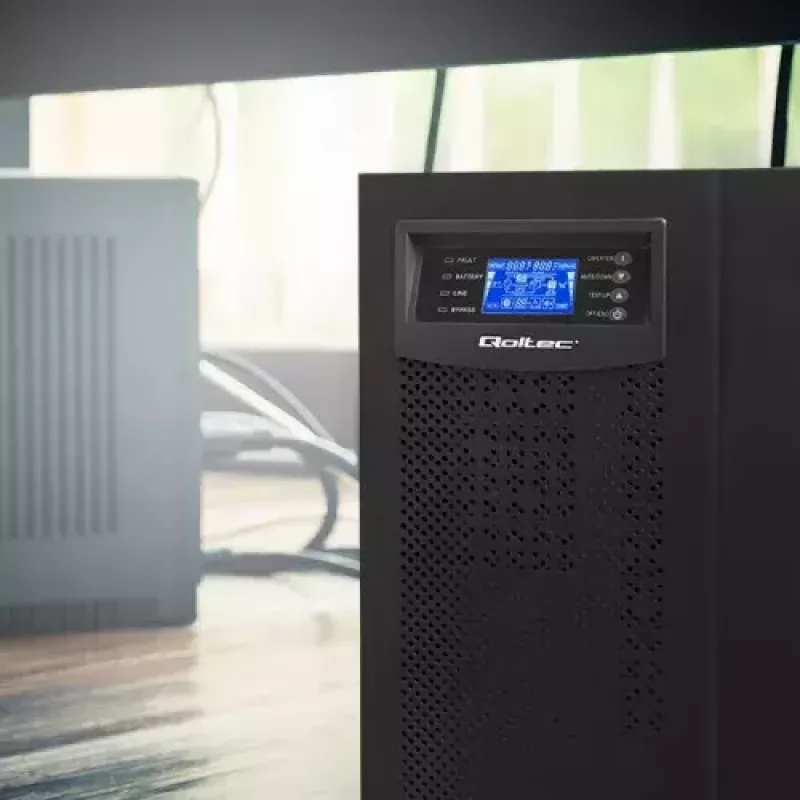 UPS Qoltec 53044 online-kaksoismuunnin 10 kVA 8000 W