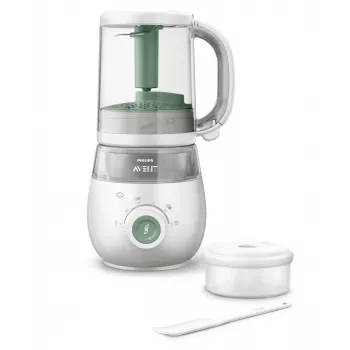 Philips AVENT Premium SCF885 4-in-1 höyrytys- ja sekoituslaite, 0,24 L, 1 L, vihreä, valkoinen, Kiina, 70 m, 0,7 m