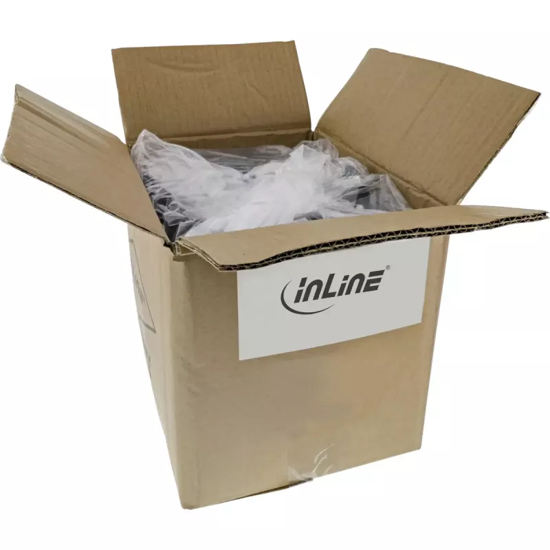 InLine B-76803G Cat6A S/FTP (PiMF) halogeeniton patch-kaapeli, 3 m, vihreä, 25 kpl:n pakkaus