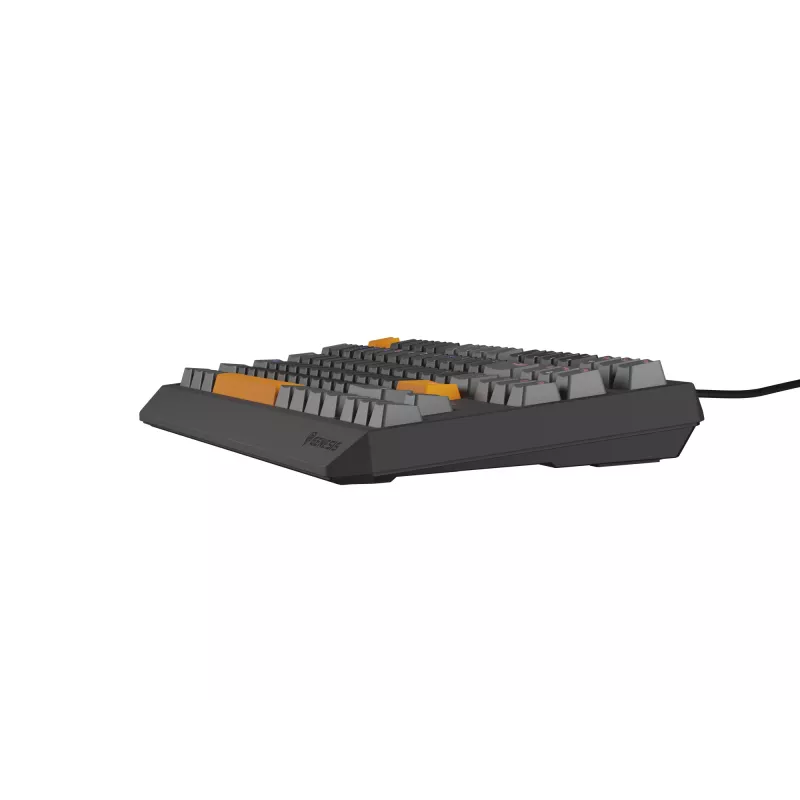 GENESIS Thor 230 TKL näppäimistö Gaming USB + RF Wireless + Bluetooth QWERTY musta, harmaa, oranssi