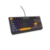 GENESIS Thor 230 TKL näppäimistö Gaming USB + RF Wireless + Bluetooth QWERTY musta, harmaa, oranssi