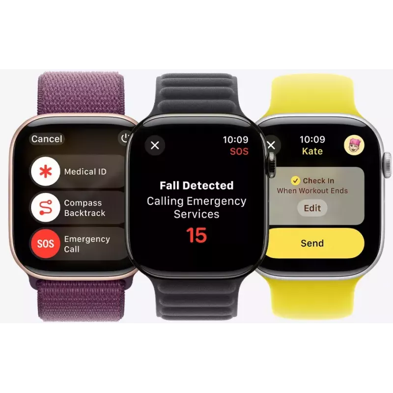 Älykello Apple Watch Series 10 GPS + Cellular 46mm liuskekivi-titaanikuori musta
