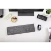 CHERRY KW 9100 ohut näppäimistö yleiskäyttöön RF Wireless + Bluetooth QWERTZ sveitsiläinen asettelu musta