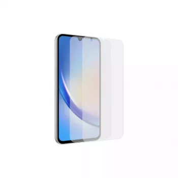 Näytönsuojus Samsung EF-UA346 kirkas Galaxy A34 5G, läpinäkyvä, 2 kpl, sopii 6,6