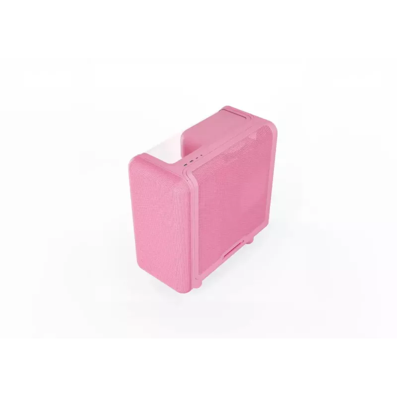 Mid-Tower-tietokonekotelo HYTE X50 Strawberry Milk, malli CS-HYTE-X50G-SM