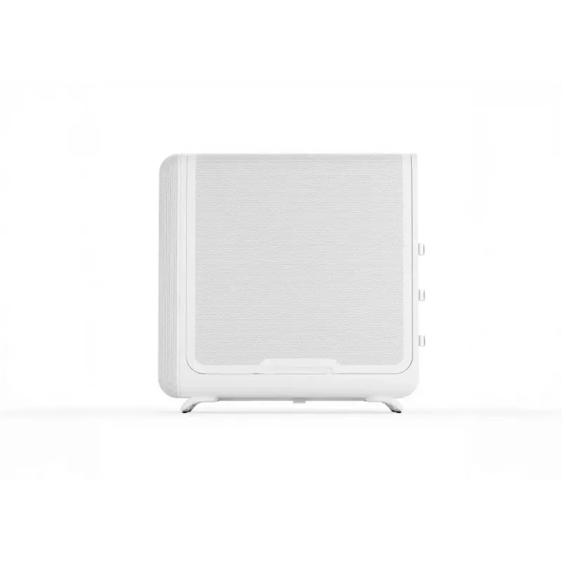 Mid-Tower-tietokonekotelo HYTE X50 AIR Snow White – kompakti ilmankulkukotelo