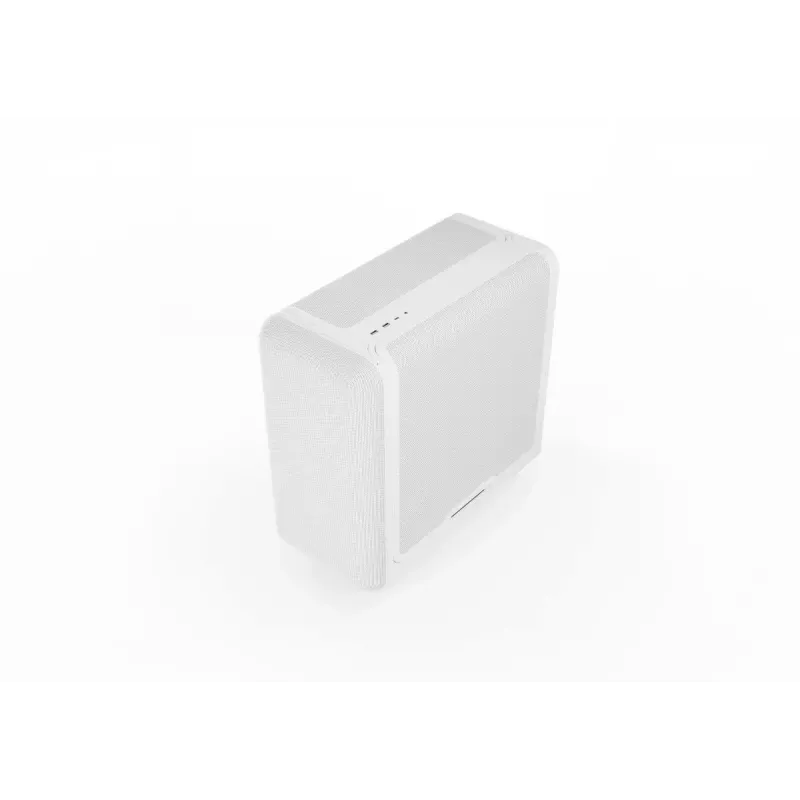 Mid-Tower-tietokonekotelo HYTE X50 AIR Snow White – kompakti ilmankulkukotelo
