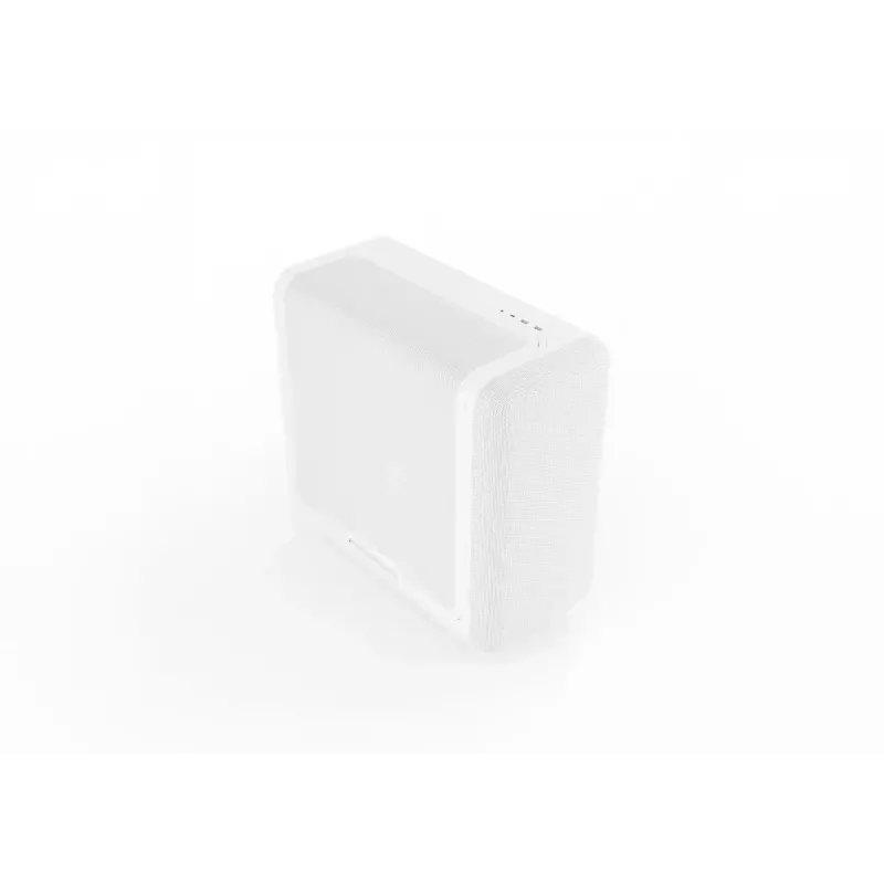 Mid-Tower-tietokonekotelo HYTE X50 AIR Snow White – kompakti ilmankulkukotelo