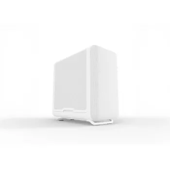 Mid-Tower-tietokonekotelo HYTE X50 AIR Snow White – kompakti ilmankulkukotelo