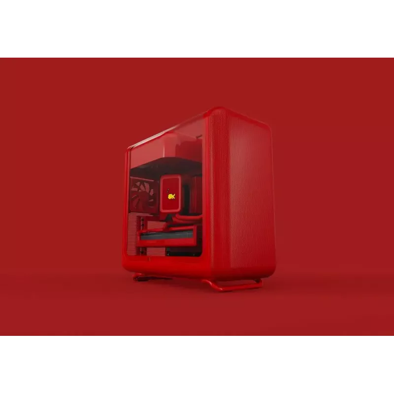 Mid-Tower-tietokonekotelo HYTE X50 (Cherry) — HYTE X50 MID-TOWER-KOTELO CHERRY