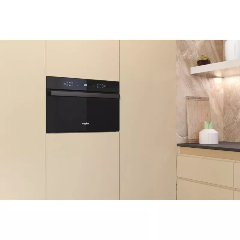 Whirlpool AMW 6440 FB musta grillimikroaaltouuni kalusteisiin 31 L 1000 W