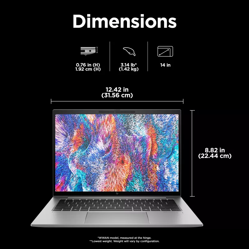 Mobiilityöasema HP ZBook Firefly G11 — 14