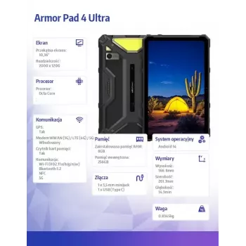Tabletti UleFone Armor Pad 4 Ultra 25,9 cm (10,36