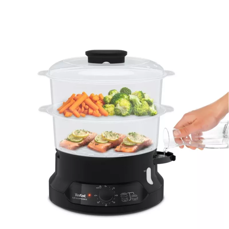 Tefal Minicompact VC139810 höyrykeitin 2 koria vapaasti seisova 800 W musta