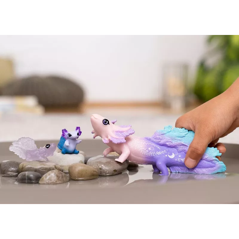 Schleich BAYALA Axolotl Discovery Set leikkisetti lapsille 5-vuotiaasta, monivärinen