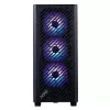 XPG VALOR AIR PRO Mid-Tower kotelo, Midi Tower, PC, musta, ATX, EATX, micro ATX, Mini-ATX, SPCC, karkaistu lasi, Multi