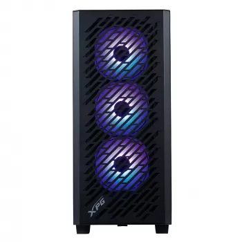XPG VALOR AIR PRO Mid-Tower kotelo, Midi Tower, PC, musta, ATX, EATX, micro ATX, Mini-ATX, SPCC, karkaistu lasi, Multi