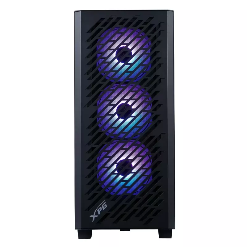 XPG VALOR AIR PRO Mid-Tower kotelo, Midi Tower, PC, musta, ATX, EATX, micro ATX, Mini-ATX, SPCC, karkaistu lasi, Multi