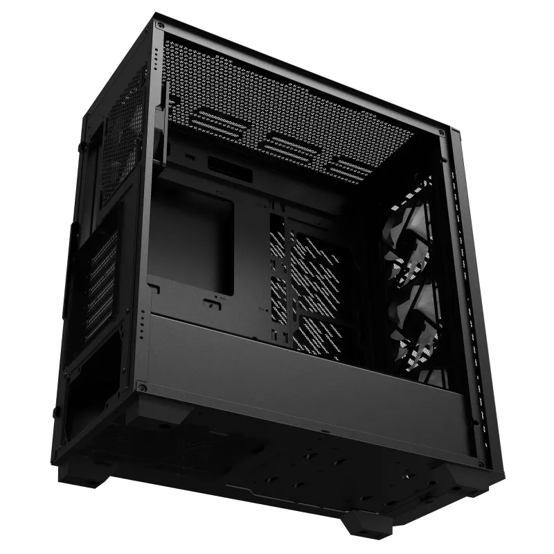 XPG VALOR AIR PRO Mid-Tower kotelo, Midi Tower, PC, musta, ATX, EATX, micro ATX, Mini-ATX, SPCC, karkaistu lasi, Multi