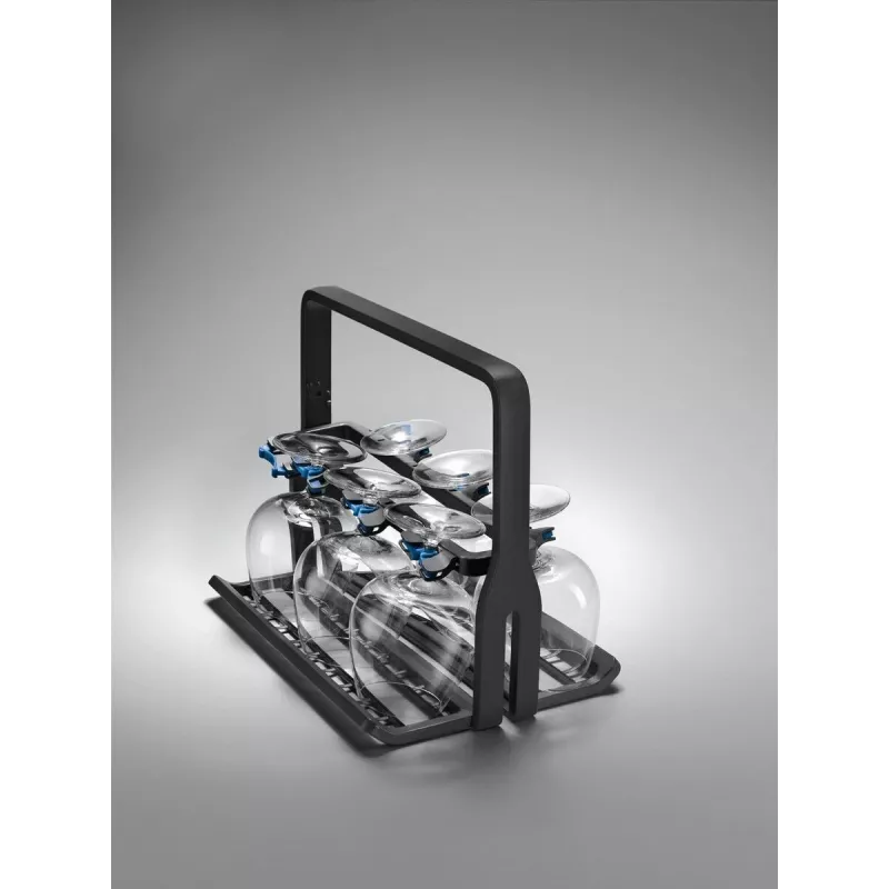 Viinilasiteline Electrolux 9029795540 — musta, 8 lasille, H260×B220×T330 mm