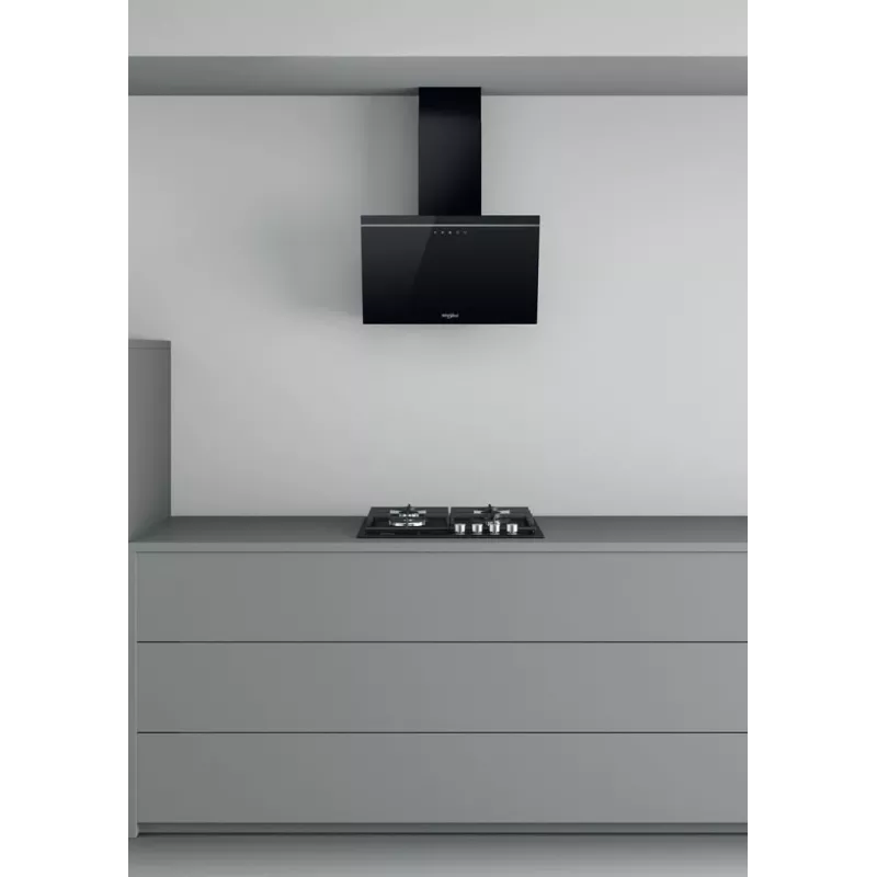 Whirlpool AKR 62F LT K seinäasennus musta 650 m³/h